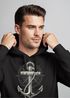 Hoodie Herren Print Aufdruck Kapuzen-Pullover Männer Fashion Streetstyle Neverless®preview