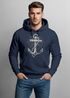 Hoodie Herren Print Aufdruck Kapuzen-Pullover Männer Fashion Streetstyle Neverless®preview