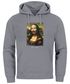 Hoodie Herren Print Aufdruck Mona Lisa Parodie Meme Kapuzen-Pullover Männer lustige Motive Moonworks®preview