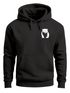 Hoodie Herren Print Aufdruck Motiv Brustprint Logo Bär Natur Outdoor Männer Fashion Streetstyle Neverless®preview
