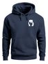 Hoodie Herren Print Aufdruck Motiv Brustprint Logo Bär Natur Outdoor Männer Fashion Streetstyle Neverless®preview