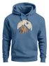 Hoodie Herren Print Aufdruck Motiv Outdoor Mountain Kapuzen-Pullover Männer Fashion Streetstyle Neverless®preview