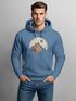 Hoodie Herren Print Aufdruck Motiv Outdoor Mountain Kapuzen-Pullover Männer Fashion Streetstyle Neverless®preview