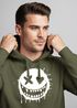 Hoodie Herren Print Aufdruck Motiv Smiling Drip Face Männer Fashion Streetstyle Neverless®preview