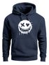 Hoodie Herren Print Aufdruck Motiv Smiling Drip Face Männer Fashion Streetstyle Neverless®preview