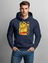 Hoodie Herren Print Aufdruck Smile Graffiti Design Drippy Face  Kapuzen-PulloverFashion Streetstyle Neverless®preview