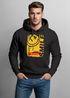 Hoodie Herren Print Aufdruck Smile Graffiti Design Drippy Face  Kapuzen-PulloverFashion Streetstyle Neverless®preview