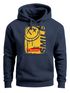 Hoodie Herren Print Aufdruck Smile Graffiti Design Drippy Face  Kapuzen-PulloverFashion Streetstyle Neverless®preview