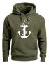 Hoodie Herren Print Aufdruck Trend Anker Vögel Motiv Norden Meer Fashion Streetstyle Neverless®preview