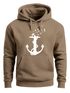 Hoodie Herren Print Aufdruck Trend Anker Vögel Motiv Norden Meer Fashion Streetstyle Neverless®preview