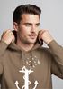 Hoodie Herren Print Aufdruck Trend Anker Vögel Motiv Norden Meer Fashion Streetstyle Neverless®preview