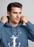 Hoodie Herren Print Aufdruck Trend Anker Vögel Motiv Norden Meer Fashion Streetstyle Neverless®preview