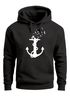 Hoodie Herren Print Aufdruck Trend Anker Vögel Motiv Norden Meer Fashion Streetstyle Neverless®preview