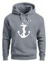 Hoodie Herren Print Aufdruck Trend Anker Vögel Motiv Norden Meer Fashion Streetstyle Neverless®preview