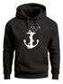 Hoodie Herren Print Aufdruck Trend Anker Vögel Motiv Norden Meer Fashion Streetstyle Neverless®preview