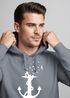 Hoodie Herren Print Aufdruck Trend Anker Vögel Motiv Norden Meer Fashion Streetstyle Neverless®preview