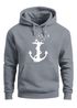 Hoodie Herren Print Aufdruck Trend Anker Vögel Motiv Norden Meer Fashion Streetstyle Neverless®preview
