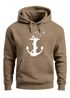 Hoodie Herren Print Aufdruck Trend Anker Vögel Motiv Norden Meer Fashion Streetstyle Neverless®preview