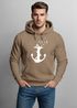 Hoodie Herren Print Aufdruck Trend Anker Vögel Motiv Norden Meer Fashion Streetstyle Neverless®preview