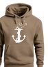 Hoodie Herren Print Aufdruck Trend Anker Vögel Motiv Norden Meer Fashion Streetstyle Neverless®preview