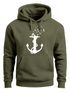 Hoodie Herren Print Aufdruck Trend Anker Vögel Motiv Norden Meer Fashion Streetstyle Neverless®preview