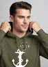 Hoodie Herren Print Aufdruck Trend Anker Vögel Motiv Norden Meer Fashion Streetstyle Neverless®preview