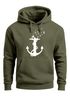 Hoodie Herren Print Aufdruck Trend Anker Vögel Motiv Norden Meer Fashion Streetstyle Neverless®preview