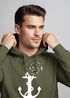 Hoodie Herren Print Aufdruck Trend Anker Vögel Motiv Norden Meer Fashion Streetstyle Neverless®preview