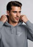 Hoodie Herren Print Aufdruck Vogel Origami Polygon Brustprint Logo Fashion Streetstyle Neverless®preview