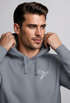 Hoodie Herren Print Aufdruck Vogel Origami Polygon Brustprint Logo Fashion Streetstyle Neverless®preview