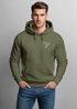 Hoodie Herren Print Aufdruck Vogel Origami Polygon Brustprint Logo Fashion Streetstyle Neverless®preview