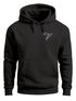 Hoodie Herren Print Aufdruck Vogel Origami Polygon Brustprint Logo Fashion Streetstyle Neverless®preview