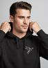 Hoodie Herren Print Aufdruck Vogel Origami Polygon Brustprint Logo Fashion Streetstyle Neverless®preview
