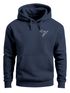 Hoodie Herren Print Aufdruck Vogel Origami Polygon Brustprint Logo Fashion Streetstyle Neverless®preview