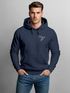 Hoodie Herren Print Aufdruck Vogel Origami Polygon Brustprint Logo Fashion Streetstyle Neverless®preview