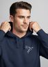 Hoodie Herren Print Aufdruck Vogel Origami Polygon Brustprint Logo Fashion Streetstyle Neverless®preview