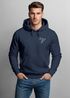 Hoodie Herren Print Aufdruck Vogel Origami Polygon Brustprint Logo Fashion Streetstyle Neverless®preview
