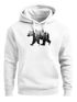 Hoodie Herren Print Bär Motiv Aufdruck Grafik Wald Bäume Outdoor Fashion Neverless®preview