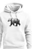 Hoodie Herren Print Bär Motiv Aufdruck Grafik Wald Bäume Outdoor Fashion Neverless®preview