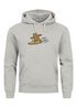 Hoodie Herren Print Bär Surfing Bear Aufdruck Motiv Kapuzen-Pullover Männer Fashion Streetstyle Neverless®preview