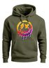 Hoodie Herren Print Drip Face Smile Neon Aufdruck Motiv Kapuzenpullover Techwear Fashion Streetstyle Neverless®preview
