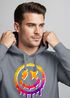 Hoodie Herren Print Drip Face Smile Neon Aufdruck Motiv Kapuzenpullover Techwear Fashion Streetstyle Neverless®preview