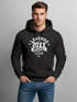 Hoodie Herren Print Geburtsjahr personalisierbares Geschenk Geburtstag Kapuzen-Pullover Moonworks®preview