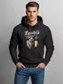 Hoodie Herren Print Hisch Tracht Bier-Glas Schriftzug Lausbub Bayern Dialekt Bierfest Volksfest Outfit Fashion Neverless®preview