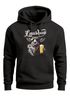 Hoodie Herren Print Hisch Tracht Bier-Glas Schriftzug Lausbub Bayern Dialekt Bierfest Volksfest Outfit Fashion Neverless®preview