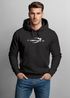 Hoodie Herren Print Limitless Grenzenlos Icon Typographie Schriftzug Aufdruck Männer Fashion Streetstyle Neverless®preview
