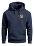 Hoodie Herren Print Logo Badge Landschaft Natur Berge Wandern Outdoor Fashion Neverless®preview