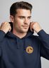 Hoodie Herren Print Logo Badge Landschaft Natur Berge Wandern Outdoor Fashion Neverless®preview