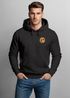 Hoodie Herren Print Logo Badge Landschaft Natur Berge Wandern Outdoor Fashion Neverless®preview