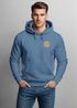 Hoodie Herren Print Logo Badge Landschaft Natur Berge Wandern Outdoor Fashion Neverless®preview